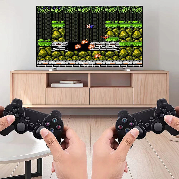 Retro žaidimų konsolė „Lewer“ HDMI su 20 000 žaidimų ir 2 belaidžiais pultais