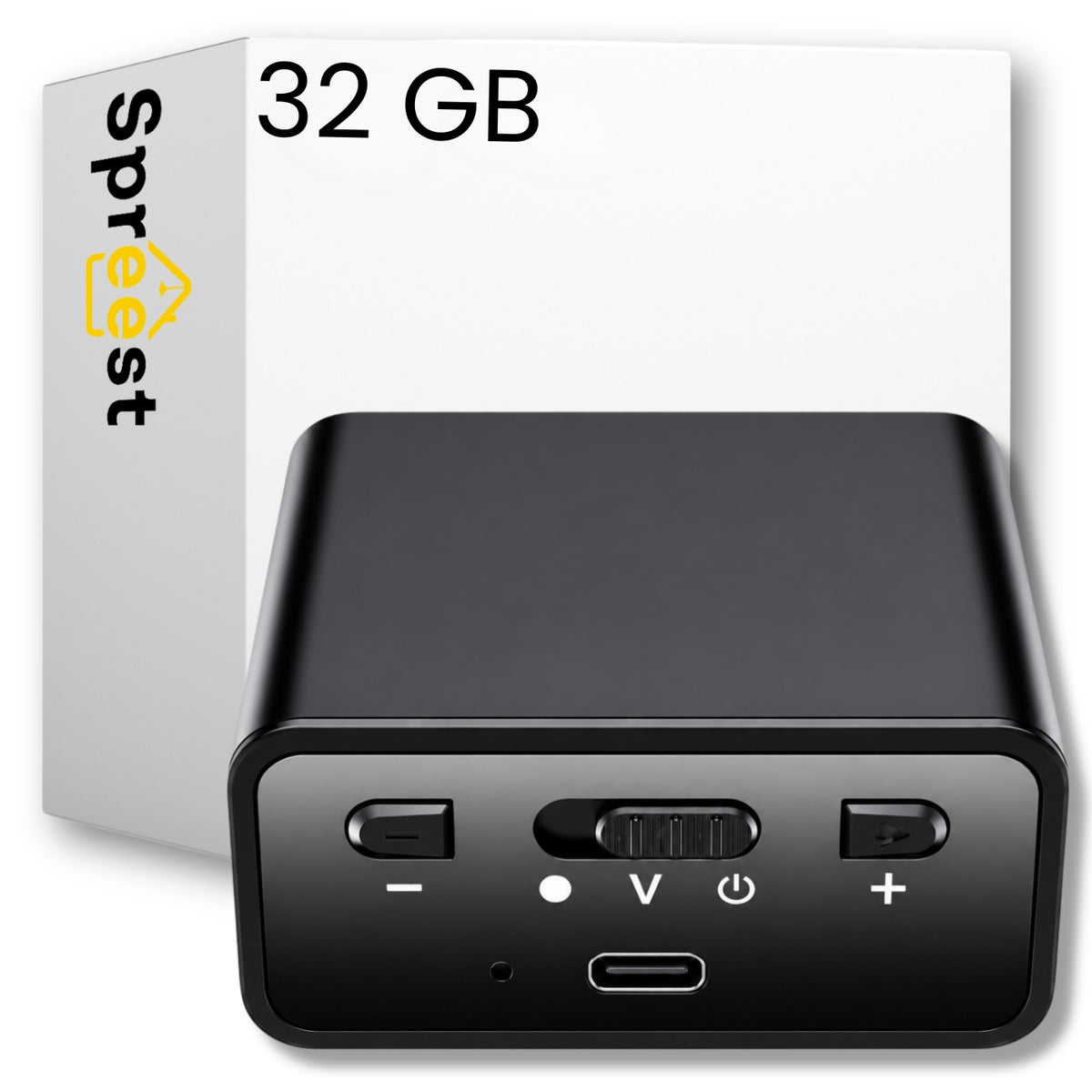 USB atmintuko formos diktofonas „Spreest Q65“, 32 GB
