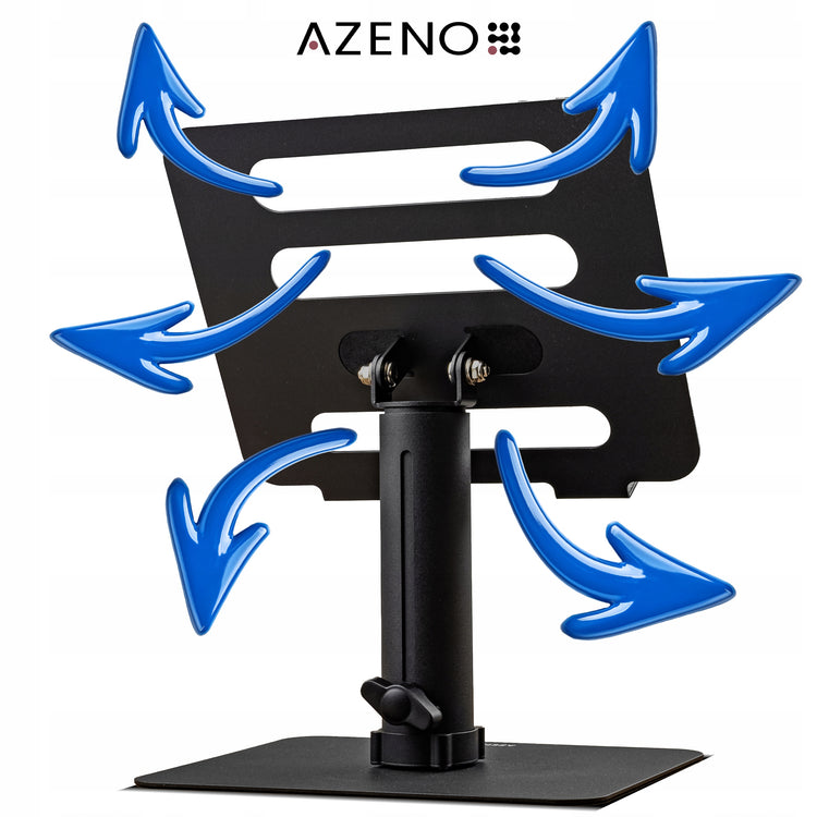 Reguliuojamas nešiojamojo kompiuterio stovas „Azeno AZ-0139“