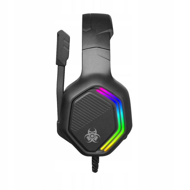 Žaidimų ausinės su mikrofonu „Tracer Gamezone“, RGB, laidinės