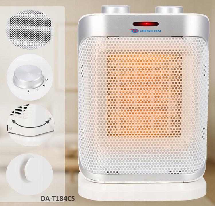 Keraminis šildytuvas-ventiliatorius „Descon DA-T184CS“, 1500 W – nuotrauka 2