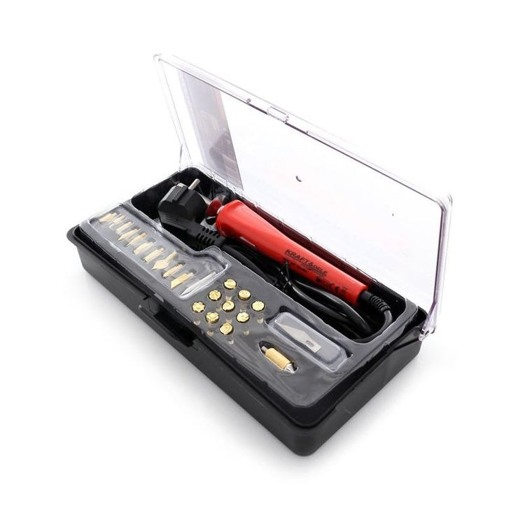 Medienos deginimo pirografas „Kraft&Dele KD10112“, 65 W, su 22 antgaliais