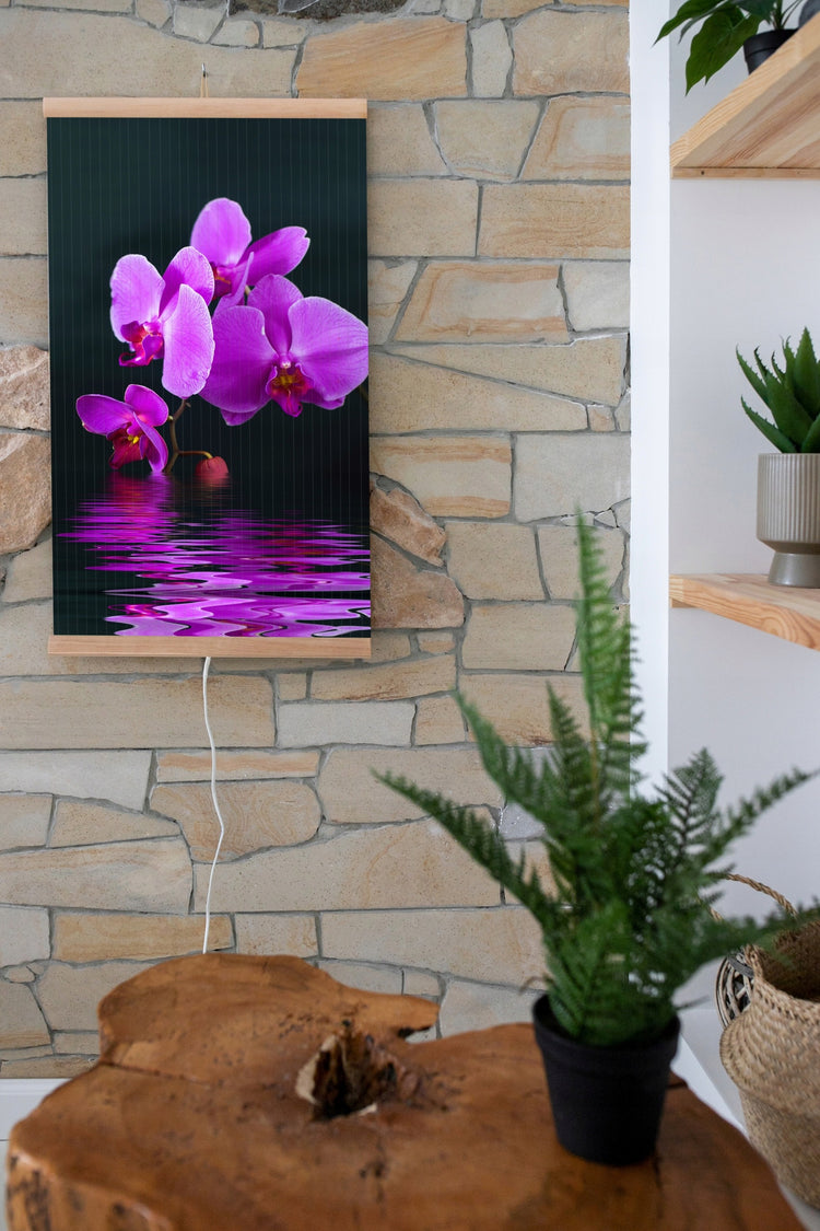 Sieninis infraraudonųjų spindulių šildytuvas-paveikslas „Trio Orchidea“, 430 W – nuotrauka 4
