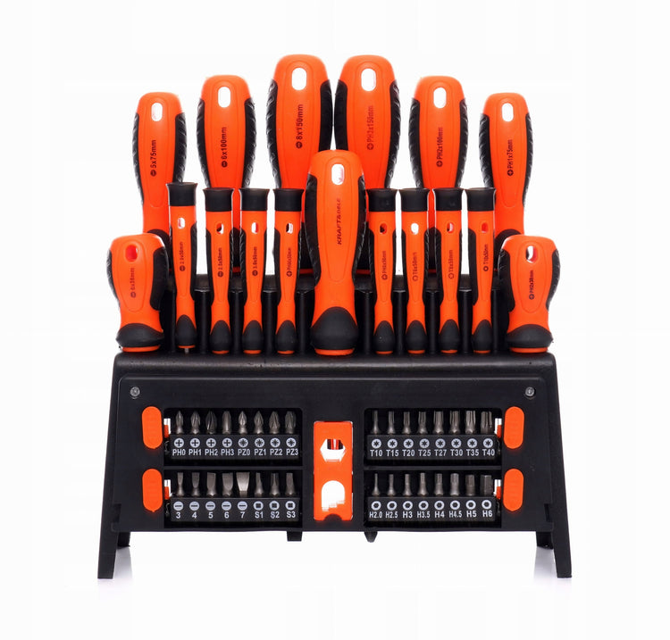 Atsuktuvų rinkinys su magnetizatoriumi „Kraft&Dele KD10950“, 50 elementų