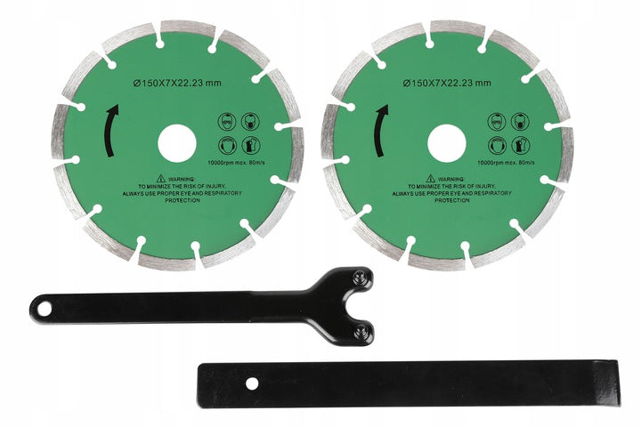 Elektrinė vagų freza betonui ir plytoms „Kraft&Dele KD1537“, 3100 W, su lazeriu ir lagaminu