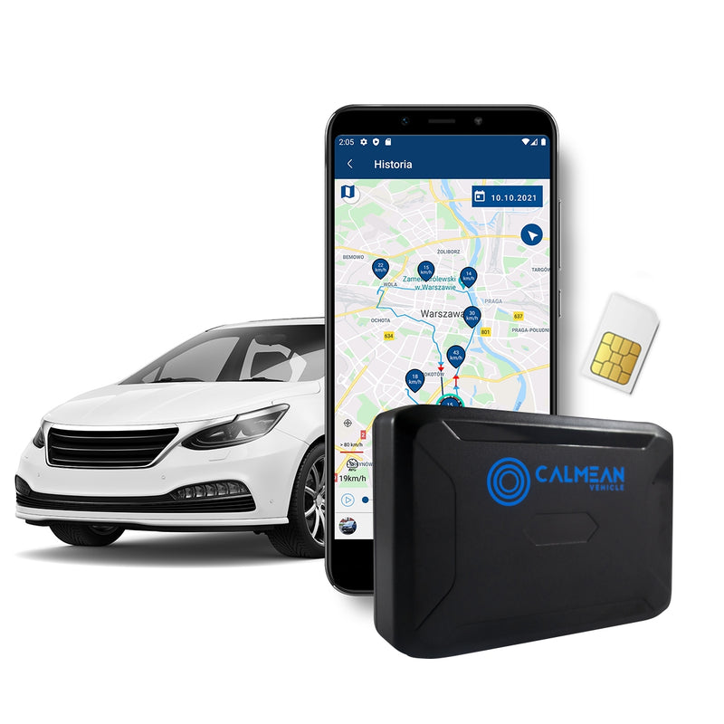 GPS sekiklis automobiliui „Calmean Battery Big 2“ su SIM, iki 120 dienų