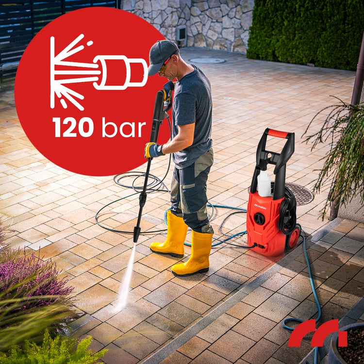 Kompaktiška aukšto slėgio plovykla „Maltec“, 150 bar, savisiurbė – nuotrauka 3