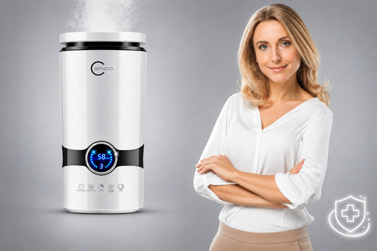 Oro drėkintuvas „Carruzzo Smart Mist Pro Air+“, 4 l, su aromaterapija