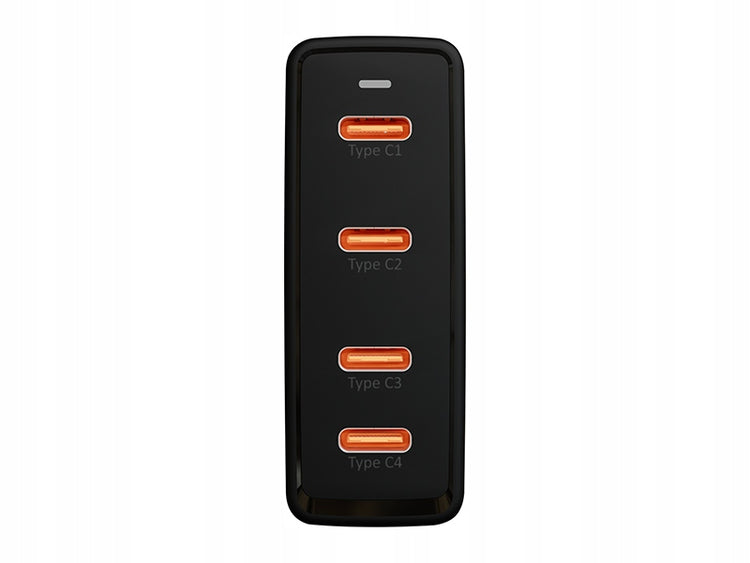 GaN tinklo įkroviklis „Blow“ 100 W, 4 × USB-C, PD / QC