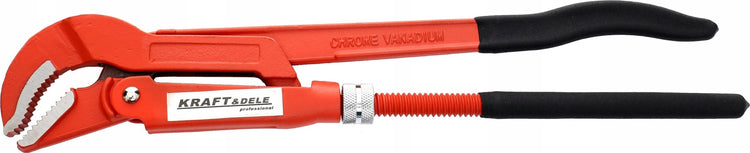Švediškas vamzdžių raktas 2“ S tipo „Kraft&Dele KD10255“, 54,2 cm, 15–105 mm