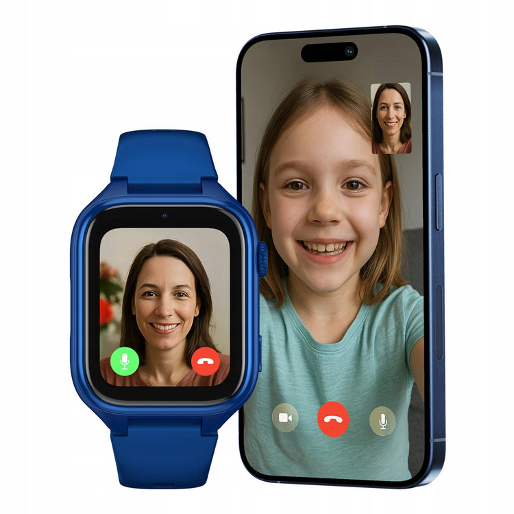 Išmanusis laikrodis vaikams „Stelio Junior“ 4G LTE su GPS, SOS ir kamera, IP67