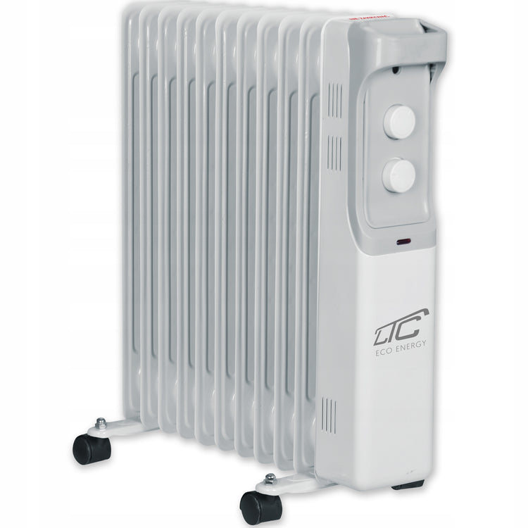 Tepalinis radiatorius su termostatu, 2500 W, 11 sekcijų – nuotrauka 2
