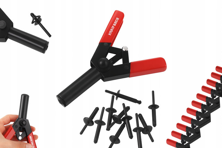 Rankinis kniediklis plastikinėms kniedėms „Kraft&Dele KD3577“