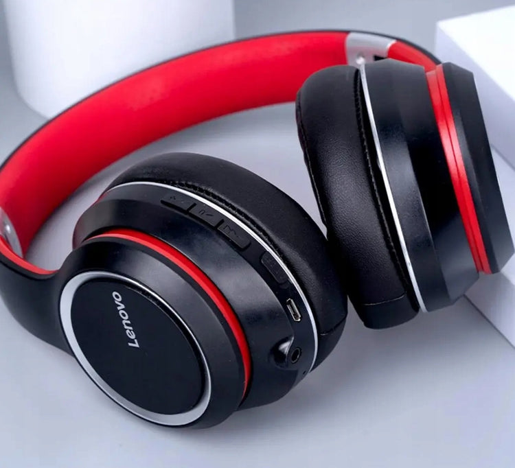 Belaidės ant ausų ausinės „Lenovo HD200“ su mikrofonu, Bluetooth 5.0
