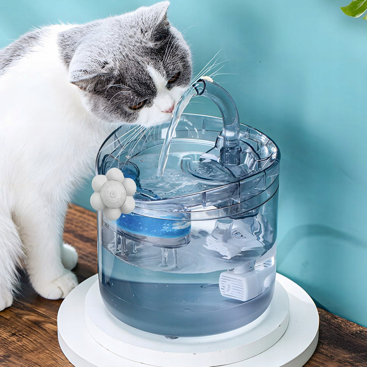 Gertuvė-fontanas gyvūnams su judesio jutikliu ir filtru, 2,5 l – nuotrauka 4