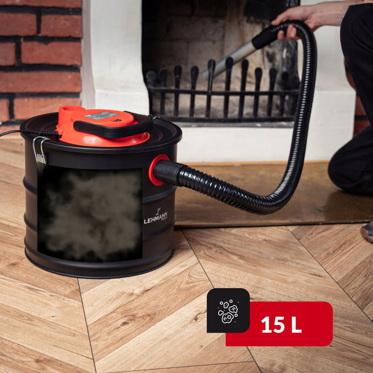 Pelenų siurblys su HEPA filtru „Lehmann“ 800 W, 15 l