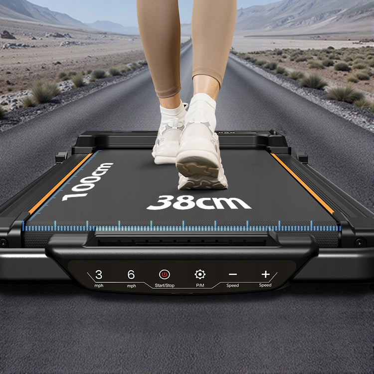 Sulankstomas elektrinis bėgimo takelis 2in1 „KZYNTH“, 1–10 km/h