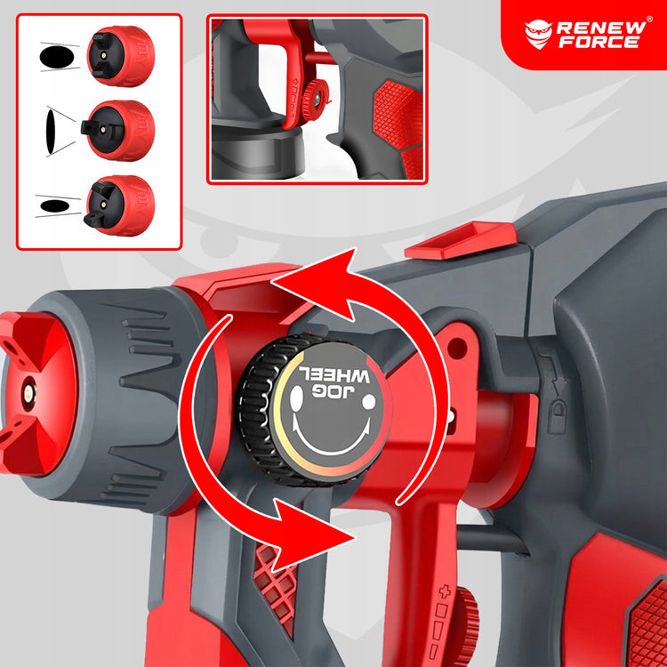 Elektrinis dažymo pistoletas „Renew Force“, 550 W, 1,2 l