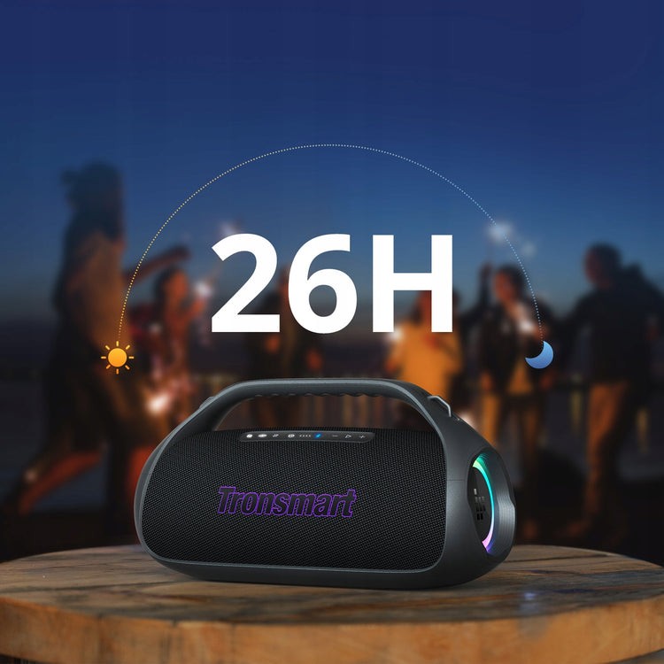 Nešiojama Bluetooth kolonėlė „Tronsmart Bang 2“, 90 W, su powerbank funkcija, juoda