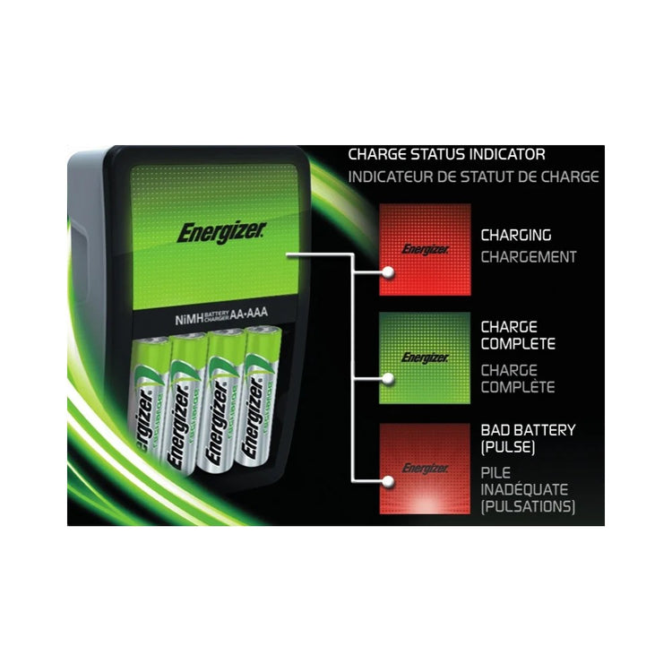 Elementų kroviklis „Energizer Maxi“ + 4 AA akumuliatoriai 2000 mAh