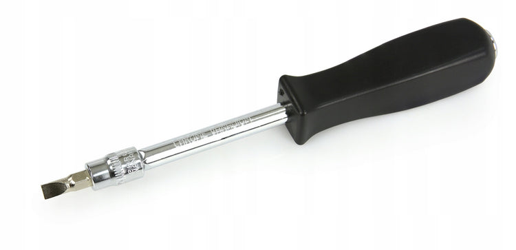 Galvučių ir antgalių rinkinys 1/4“ su terkšliu, 42 dalys, 4–14 mm