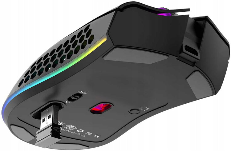 Žaidimų pelė „Defender Warlock GM-709L“, 2400 DPI, RGB