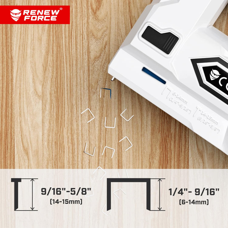 Akumuliatorinis apmušimo segiklis ir vinių kalė 2in1 „Renew Force“, USB-C