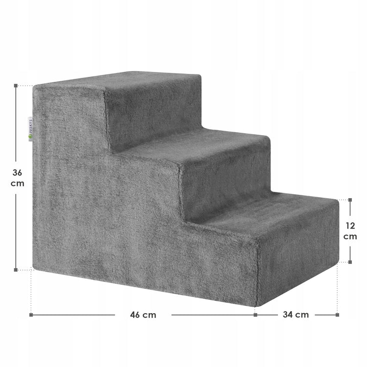 Laipteliai šunims ir katėms „Juskys“, 3 pakopos, 46 cm, iki 50 kg