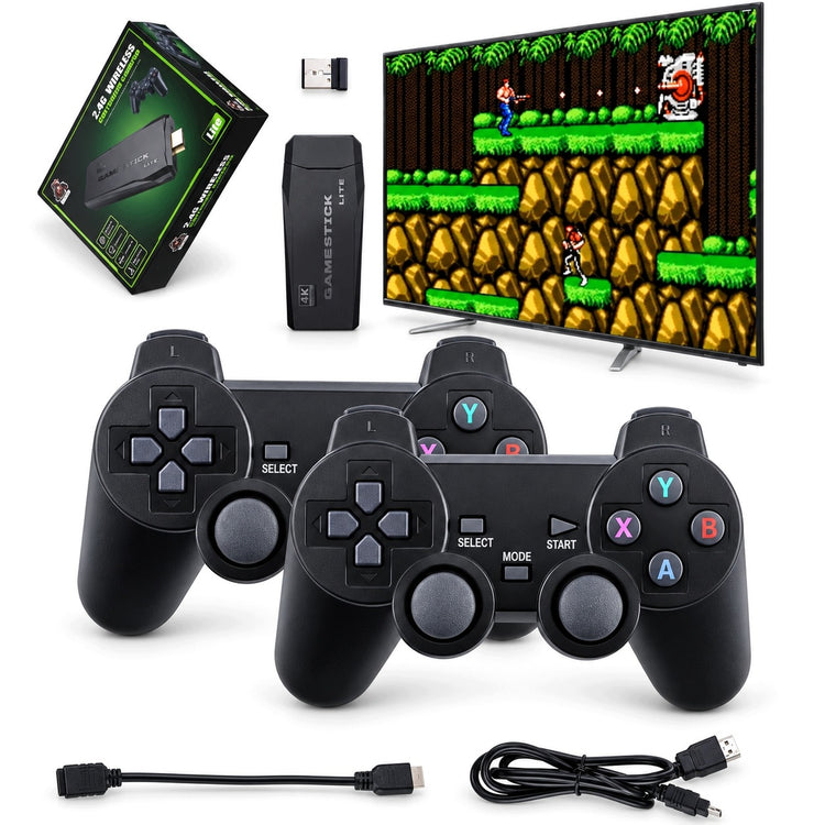 Retro žaidimų konsolė HDMI su 20 000 žaidimų ir 2 belaidžiais pultais