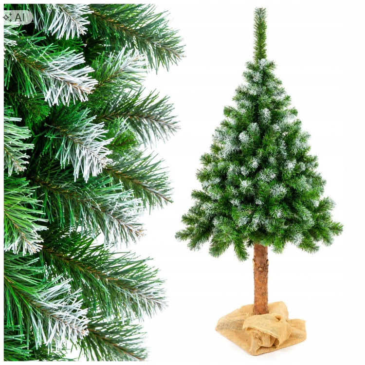 Dirbtinė Kalėdų pušis ant kamieno „Stylizer“, apsnigta, 180 cm
