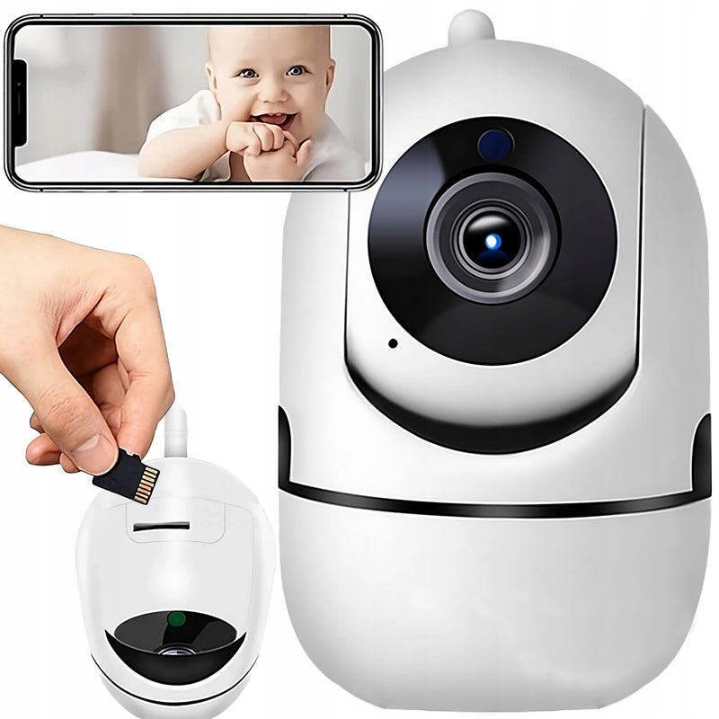 Wi-Fi elektroninė auklė – pasukama IP kamera „Retoo E936“, Full HD