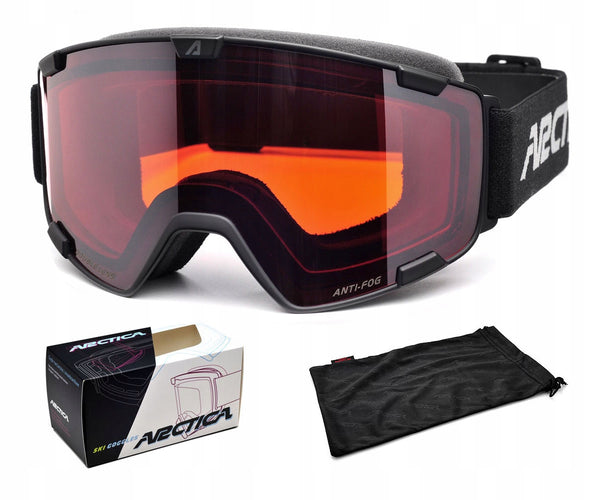 Slidinėjimo akiniai „Arctica G-107“ su dvigubu neaptemstančiu stiklu, UV400