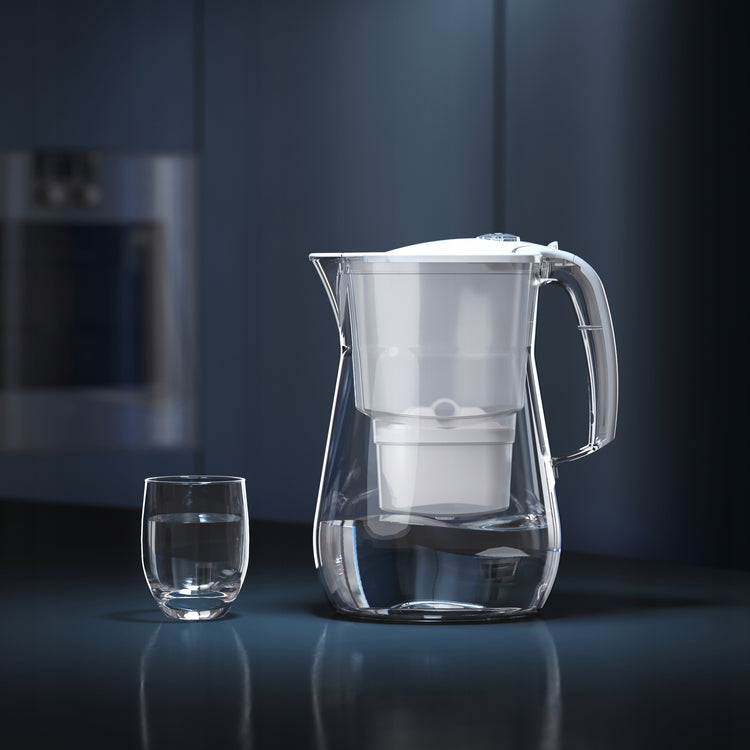Filtruojantis ąsotis „Aquaphor Onyx“ 4,2 l su Maxfor+ kasete, baltas