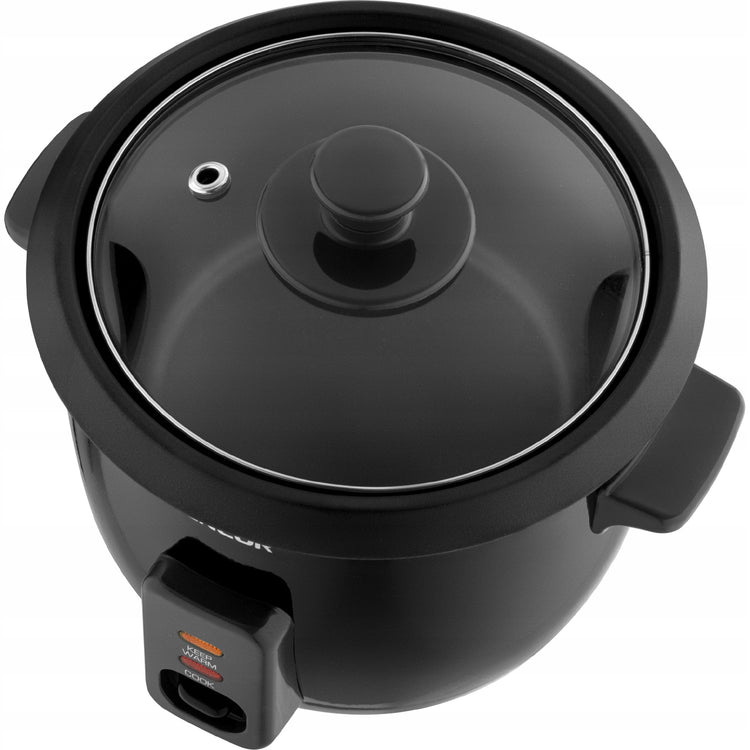 Ryžių viryklė „Sencor SRM 0601BK“, 0,6 l, 300 W, juoda