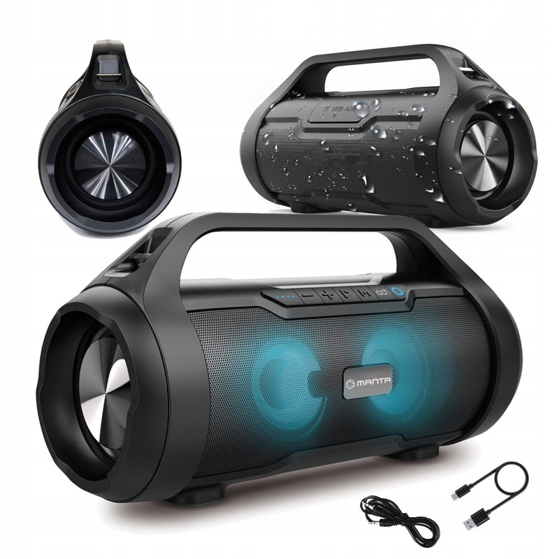 Nešiojama „Bluetooth“ kolonėlė „Manta SPK215“, 30 W, su FM radiju