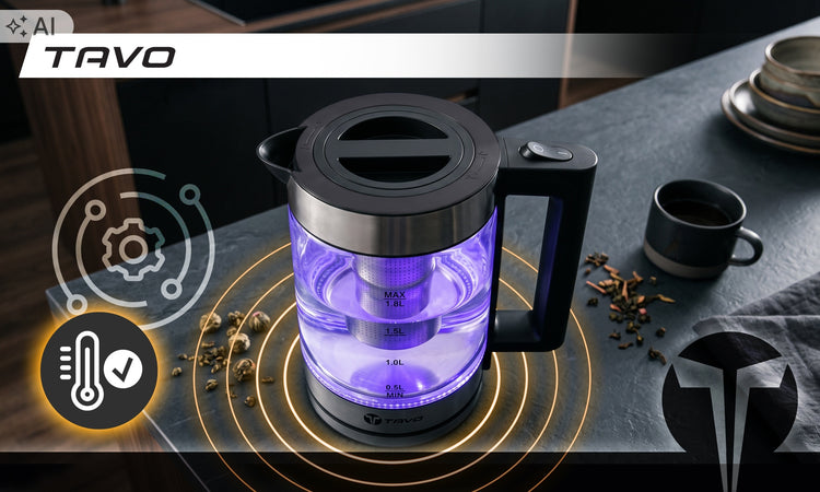 Elektrinis virdulys „TAVO BOIL702“, 1,8 l, 2400 W, su LED apšvietimu – nuotrauka 6