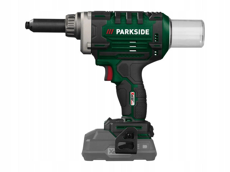 Akumuliatorinis kniedytuvas „Parkside PABNSG 20-Li A1“, 20 V, su lagaminu