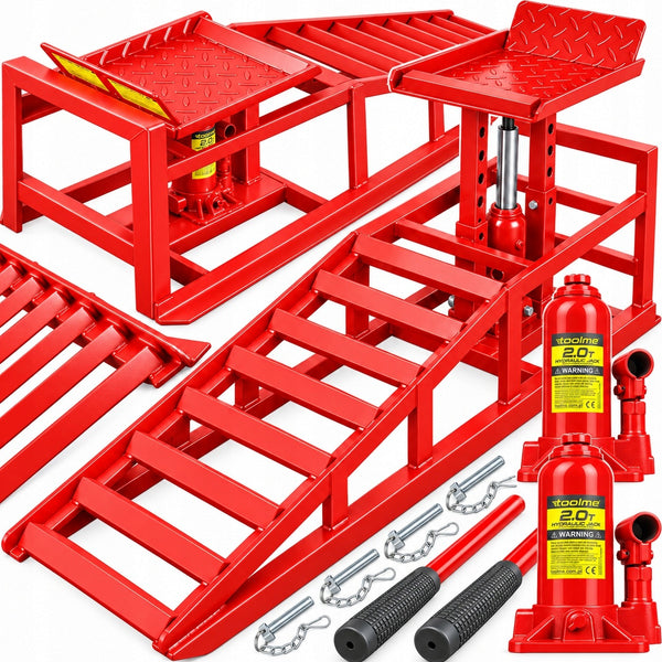 Automobilio rampos su keltuvu „Toolme TM024“, 4 t, 2 vnt.