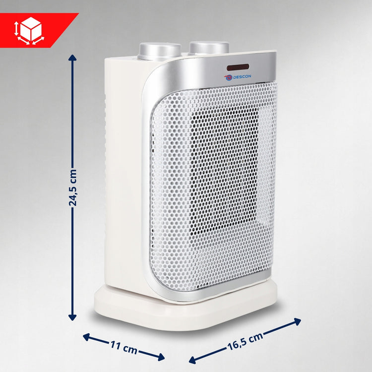 Keraminis šildytuvas-ventiliatorius „Descon DA-T184CS“, 1500 W – nuotrauka 7