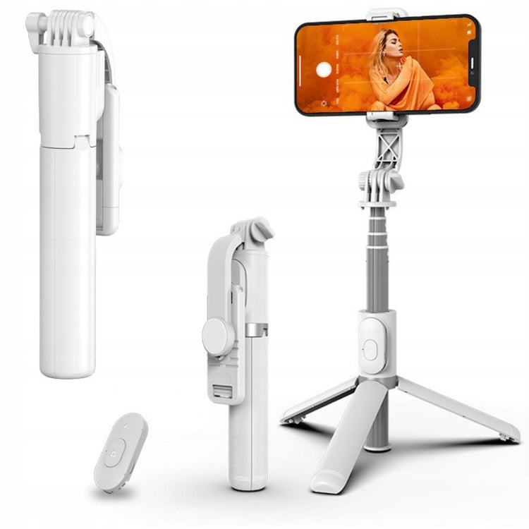 Asmenukių lazda-trikojis „KREOleo“ su Bluetooth pultu, iki 102 cm, balta