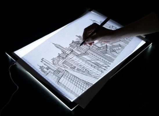 Šviečianti LED piešimo lenta „Craft Magic“ 15" su 1500 šablonų – nuotrauka 3