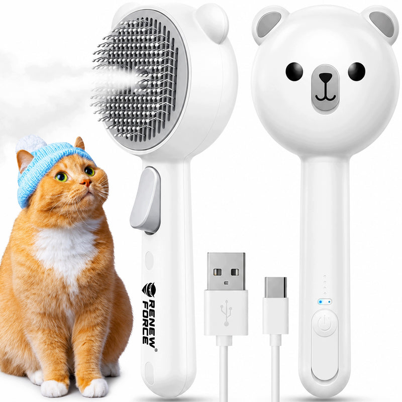 Garinis šepetys šunims ir katėms „Renew Force“ 3in1, USB