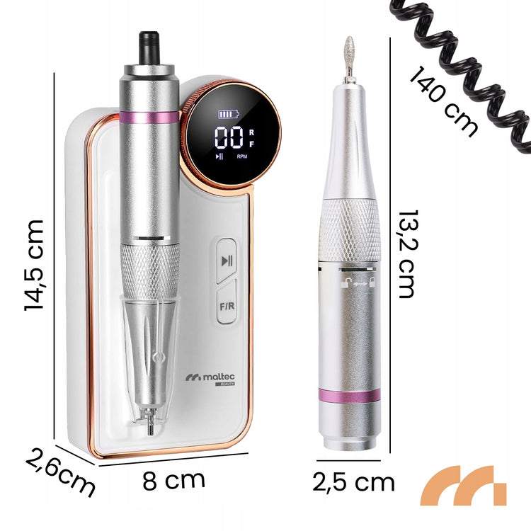 Belaidė nagų freza ND-6 su manikiūro ir pedikiūro rinkiniu, 50 W