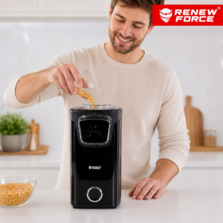 Spragėsių aparatas „Renew Force“, 1100 W, be riebalų, juodas