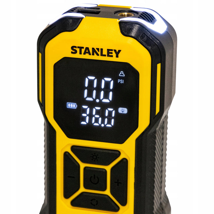 Akumuliatorinis kompresorius „Stanley SXIF0101“ su galios banku, 10 bar