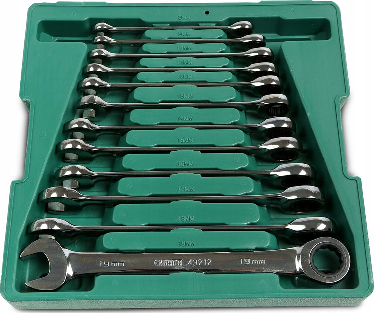 Kombinuotų raktų rinkinys „SATA ST09040-02“, 12 vnt.