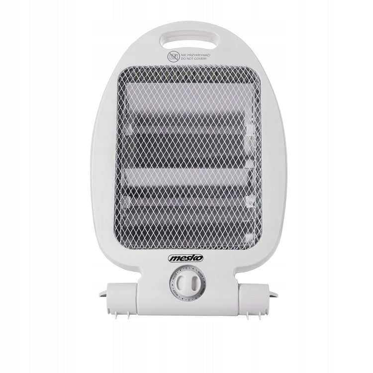 Kompaktiškas kvarcinis šildytuvas „Mesko MS7710“, 800 W – nuotrauka 3