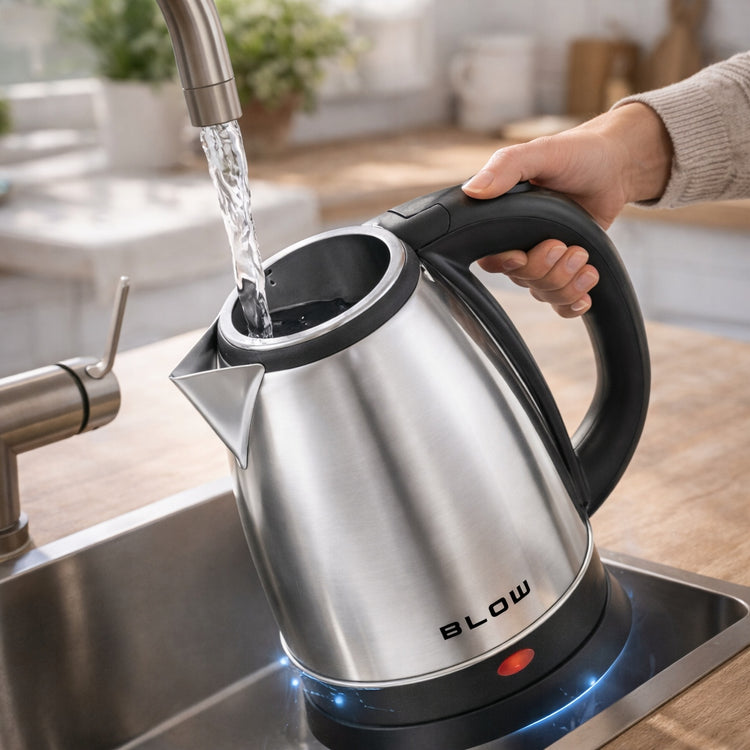 Belaidis plieninis virdulys, 1,8 l, 2000 W, sidabrinis – nuotrauka 6