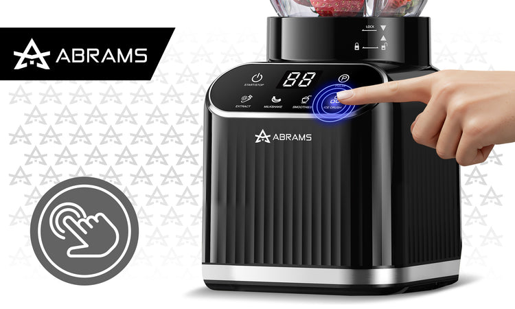 Stiklinis trintuvas su titano ašmenimis „Abrams“, 1,5 l, 1200 W