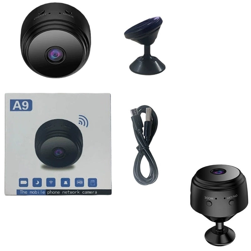 Mini Wi-Fi kamera su magnetu, įkraunama, Full HD